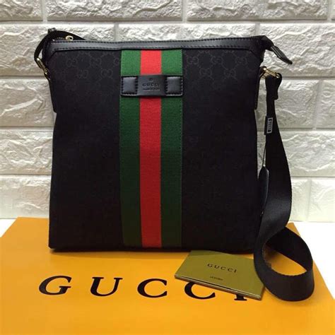 gucci mens sling bag|gucci bag men's price.